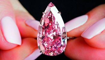 Το Fancy Vivid Pink 15.38 ct δεμένο σε δαχτυλίδι